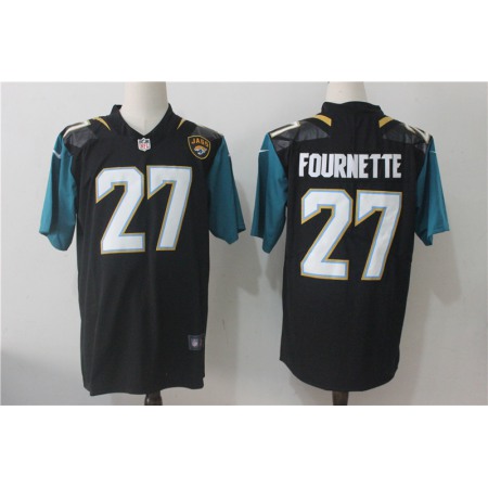 Men's Jacksonville Jaguars #27 Leonard Fournette Black Alternate Stitched NFL Vapor Untouchable Limited Jersey