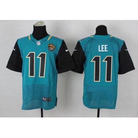 Jaguars #11 Marqise Lee Teal Green Team Color Men's Stitched NFL Elite Jersey