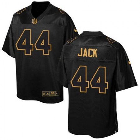 Jaguars #44 Myles Jack Black Men's Stitched NFL Elite Pro Line Gold Collection Jersey