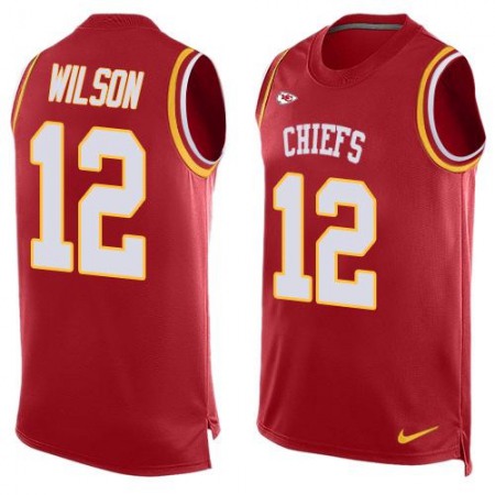 Chiefs #12 Albert Wilson Red Team Color Men's Stitched NFL Limited Tank Top Jersey