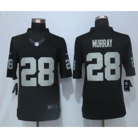 Raiders #28 Latavius Murray Black Team Color Men's Stitched NFL Limited Jersey