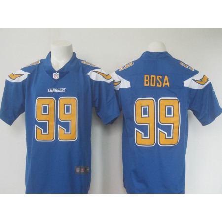 Men's Los Angeles Chargers #99 Joey Bosa Blue Limited Rush Stitched NFL Jersey