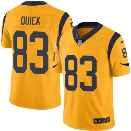 Rams #83 Brian Quick Gold Men's Stitched NFL Limited Rush Jersey
