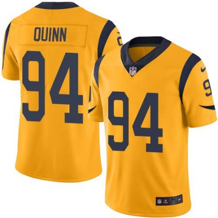 Rams #94 Robert Quinn Gold Men's Stitched NFL Limited Rush Jersey