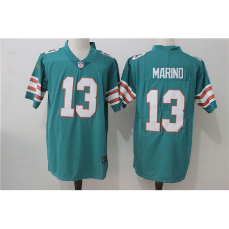Men's Miami Dolphins #13 Dan Marino Aqua Green Alternate Stitched NFL Vapor Untouchable Limited Jersey