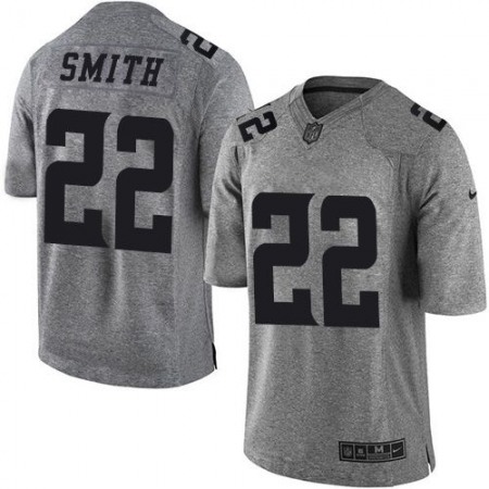 Vikings #22 Harrison Smith Gray Men's Stitched NFL Limited Gridiron Gray Jersey