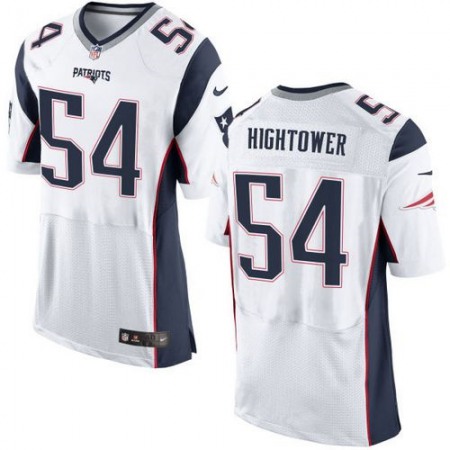 Patriots #54 Dont'a Hightower White Men's Stitched NFL New Elite Jersey