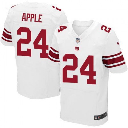 Giants #24 Eli Apple White Men's Stitched NFL Elite Jersey
