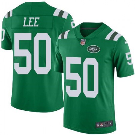 Jets #50 Darron Lee Green Men's Stitched NFL Elite Rush Jersey