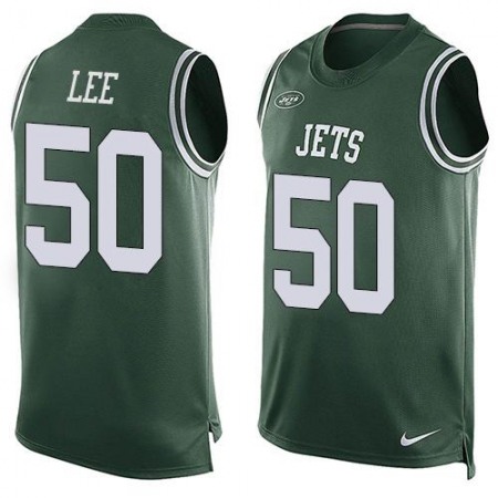 Jets #50 Darron Lee Green Team Color Men's Stitched NFL Limited Tank Top Jersey