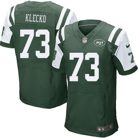 Jets #73 Joe Klecko Green Team Color Men's Stitched NFL Elite Jersey