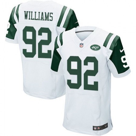 Jets #92 Leonard Williams White Men's Stitched NFL Elite Jersey