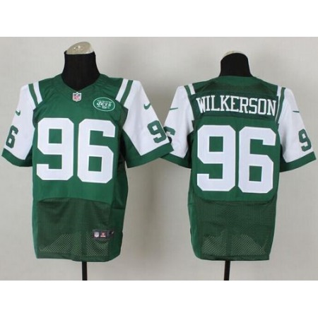Jets #96 Muhammad Wilkerson Green Team Color Men's Stitched NFL Elite Jersey