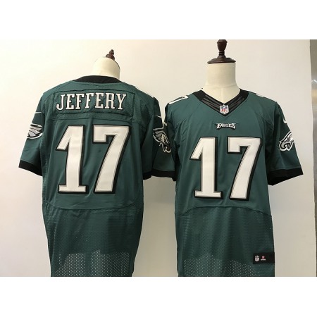 Men's Philadelphia Eagles #17 Alshon Jeffery Green Elite Stitched NFL Jersey