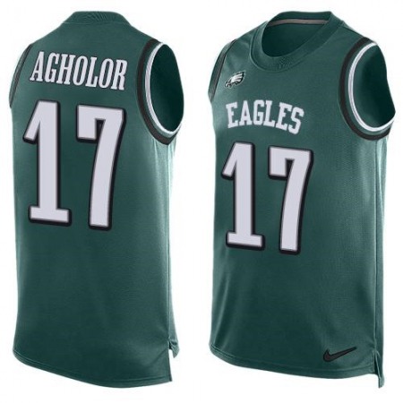 Eagles #17 Nelson Agholor Midnight Green Team Color Men's Stitched NFL Limited Tank Top Jersey