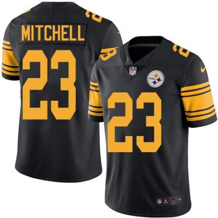 Steelers #23 Mike Black Men's Stitched NFL Limited Rush Jersey