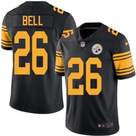 Steelers #26 Le'Veon Bell Black Men's Stitched NFL Limited Rush Jersey