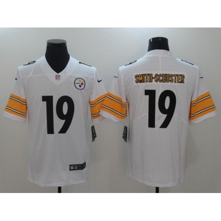Men's Pittsburgh Steelers #19 JuJu Smith-Schuster White Vapor Untouchable Limited Stitched NFL Jersey