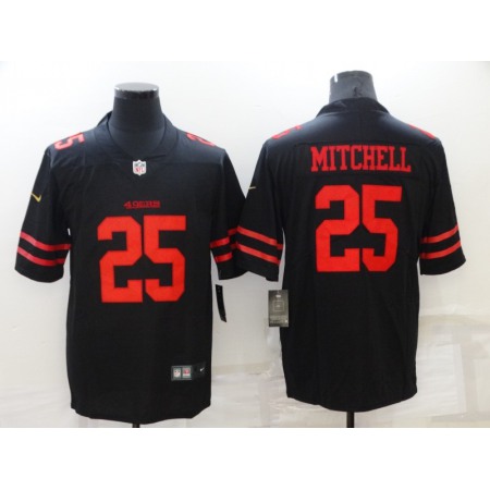 Men's San Francisco 49ers #25 Eli Black Vapor Untouchable Limited Stitched Jersey