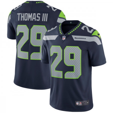 Men's Seattle Seahawks #29 Earl Thomas College Navy Vapor Untouchable Limited Stitched NFL Jersey