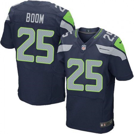 Seahawks #25 Richard Sherman Steel Blue Team Color Men's Stitched NFL Legion of Boom Elite Jersey