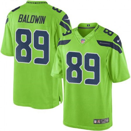 Seahawks #89 Doug Baldwin Green Men's Stitched NFL Limited Rush Jersey