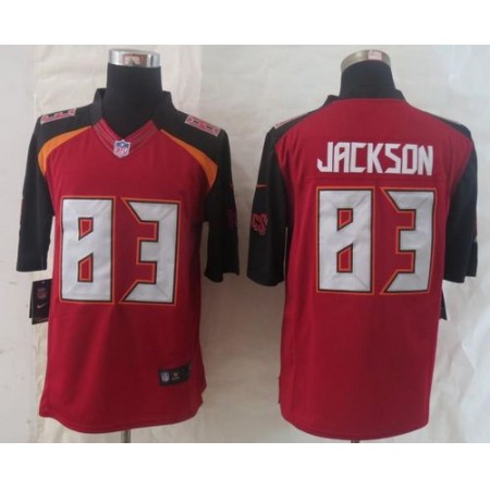 Buccaneers #83 Vincent Jackson Red Team Color Men's Stitched NFL New Limited Jersey