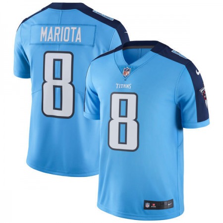 Men's Tennessee Titans #8 Marcus Mariota Light Blue Vapor Untouchable Limited Stitched NFL Jersey