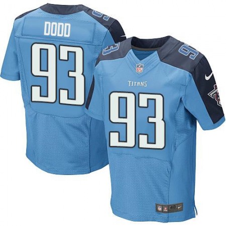Titans #93 Kevin Dodd Light Blue Team Color Men's Stitched NFL Elite Jersey