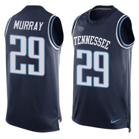 Titans #29 DeMarco Murray Navy Blue Alternate Men's Stitched NFL Limited Tank Top Jersey