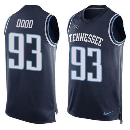 Titans #93 Kevin Dodd Navy Blue Alternate Men's Stitched NFL Limited Tank Top Jersey