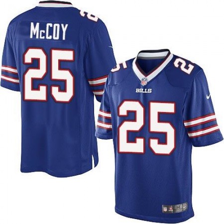 Bills #25 LeSean McCoy Royal Blue Team Color Youth Stitched NFL Limited Jersey