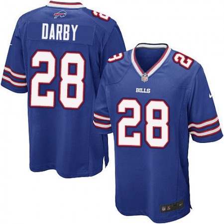 Bills #28 Ronald Darby Royal Blue Team Color Youth Stitched NFL Elite Jersey