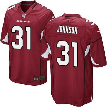 Cardinals #31 David Johnson Red Team Color Youth Stitched NFL Elite Jersey
