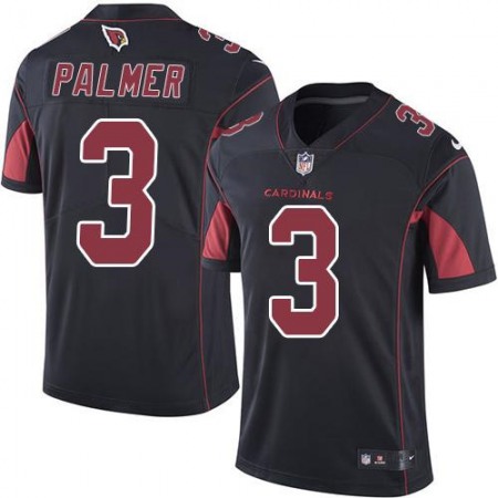 Cardinals #3 Carson Palmer Black Youth Stitched NFL Limited Rush Jersey