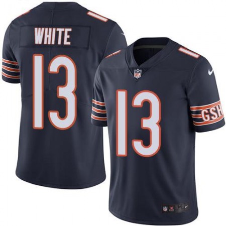 Bears #13 Kevin White Navy Blue Youth Stitched NFL Limited Rush Jersey