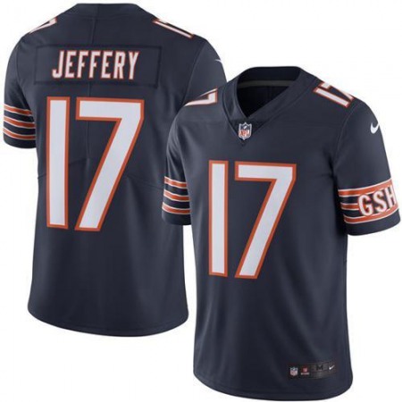 Bears #17 Alshon Jeffery Navy Blue Youth Stitched NFL Limited Rush Jersey