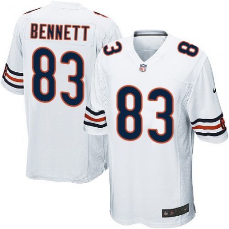 Bears #83 Martellus Bennett White Youth Stitched NFL Elite Jersey