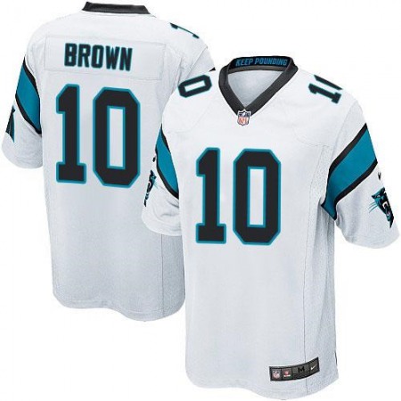 Panthers #10 Corey Brown White Youth Stitched NFL Elite Jersey
