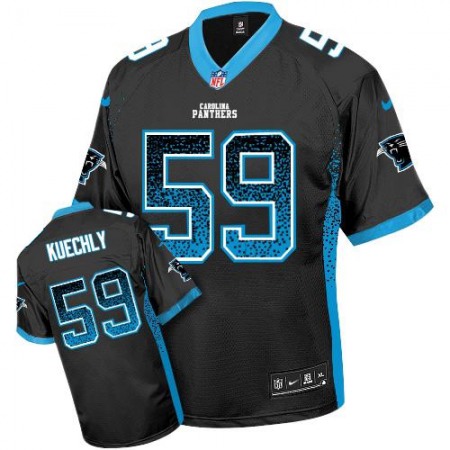 Panthers #59 Luke Kuechly Black Team Color Youth Stitched NFL Elite Drift Fashion Jersey