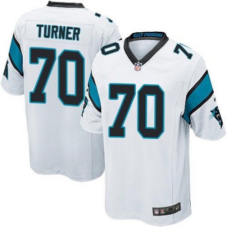 Panthers #70 Trai Turner White Youth Stitched NFL Elite Jersey