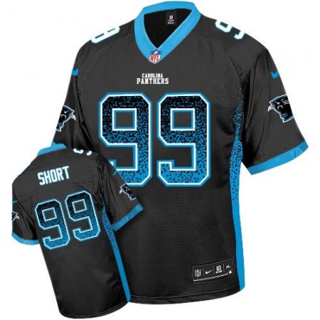 Panthers #99 Kawann Short Black Team Color Youth Stitched NFL Elite Drift Fashion Jersey