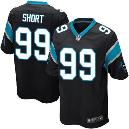 Panthers #99 Kawann Short Black Team Color Youth Stitched NFL Elite Jersey