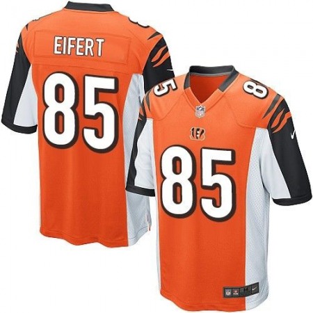 Bengals #85 Tyler Eifert Orange Alternate Youth Stitched NFL Elite Jersey