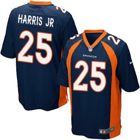 Broncos #25 Chris Harris Jr Blue Alternate Youth Stitched NFL New Elite Jersey