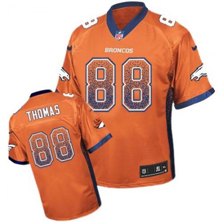 Broncos #88 Demaryius Thomas Orange Team Color Youth Stitched NFL Elite Drift Fashion Jersey