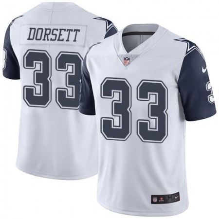 Cowboys #33 Tony Dorsett White Youth Stitched NFL Limited Rush Jersey