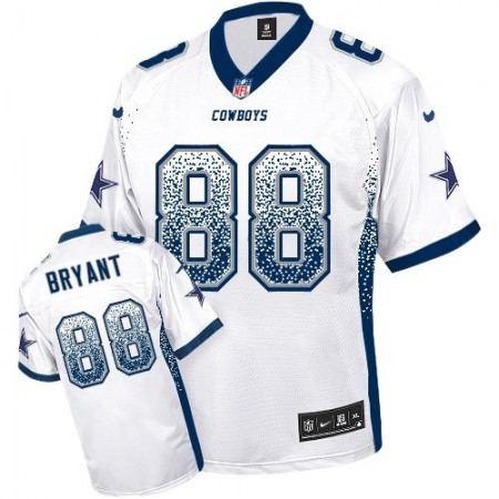 Cowboys #88 Dez Bryant White Youth Stitched NFL Elite Drift Fashion Jersey