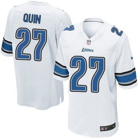 Lions #27 Glover Quin White Youth Stitched NFL Elite Jersey