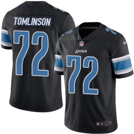 Lions #72 Laken Tomlinson Black Youth Stitched NFL Limited Rush Jersey